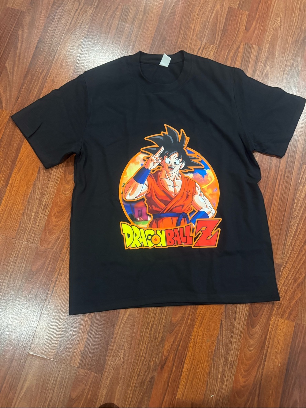 Dragon Ball Z Black Graphic Tee - Goku Art